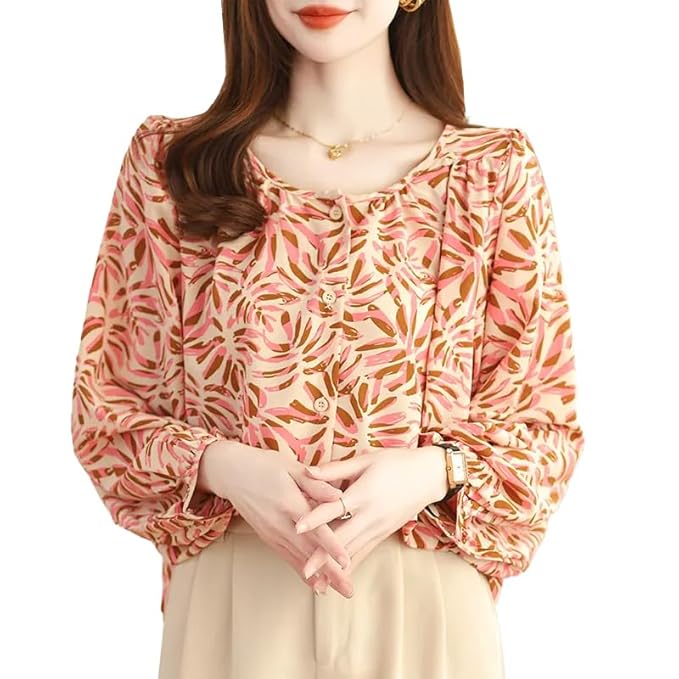 Amazon Brand - Myx Women's Cotton Printed A-line Short Kurti (Available in Plus Sizes)