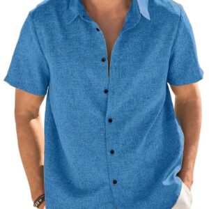 Urbano Fashion Men's Cotton Full Sleeve Regular Fit Casual Solid Shirt