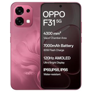 Oppo F31 5G (Bloom Red, 8GB RAM, 128GB Storage)